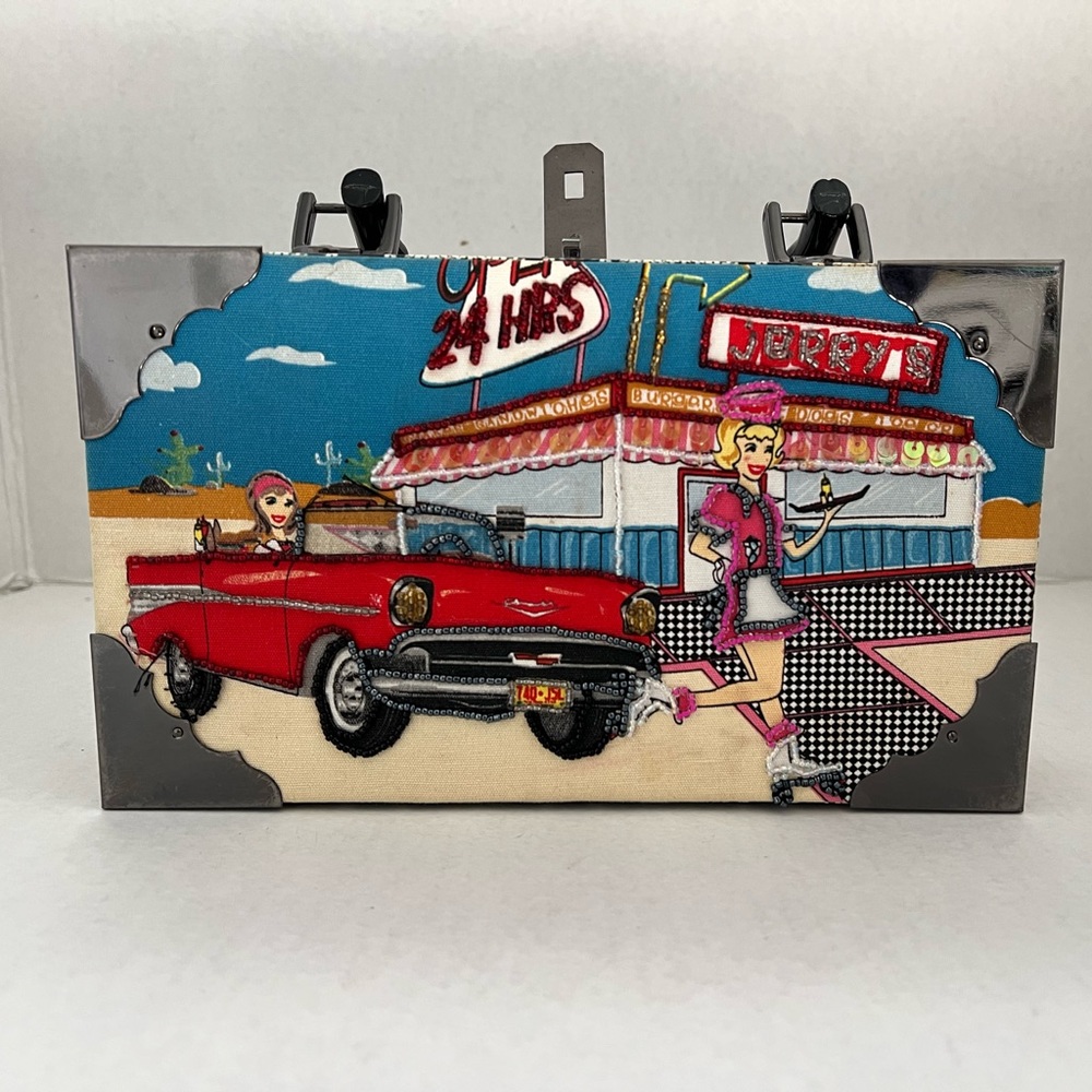 Retro Fun! Beaded Cigar Box Purse